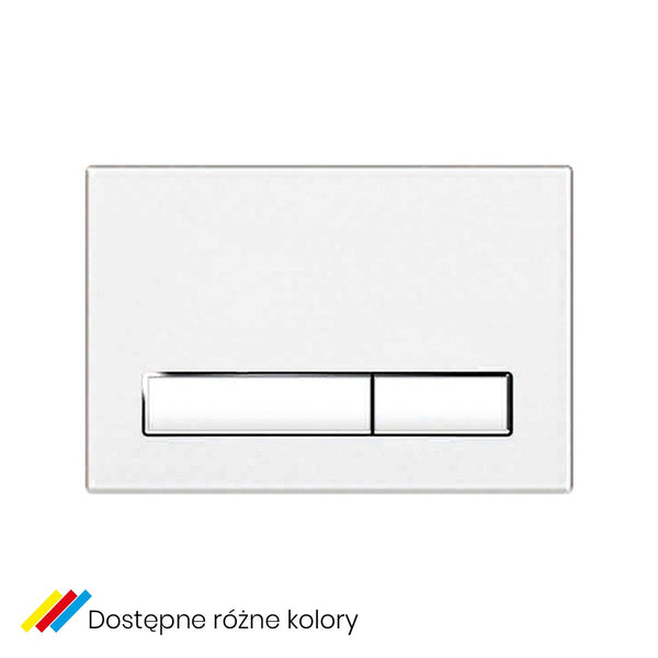 Przyciski M08 V1 - tworzywo / chrom do stelaża do WC