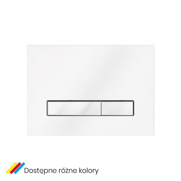 Przyciski M08 V1  - szkło / chrom do stelaża do WC