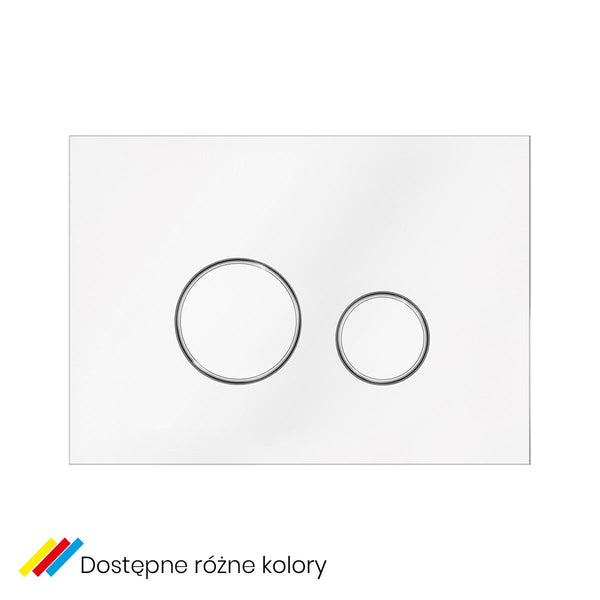 Przyciski M11 V1 - szkło / chrom do stelaża do WC