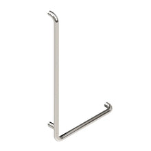 Załaduj obraz do przeglądarki galerii, Poręcz kątowa lewa TRINNITY 95x50 cm chrom połysk