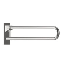 Załaduj obraz do przeglądarki galerii, Poręcz łazienkowa TRINNITY, uchylna 85cm chrom połysk