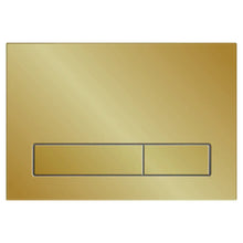 Załaduj obraz do przeglądarki galerii, Przycisk do WC TRINNITY M16 z dwoma poziomymi prostokątnymi przyciskami kolor złoty brąz - zdjęcie produktu