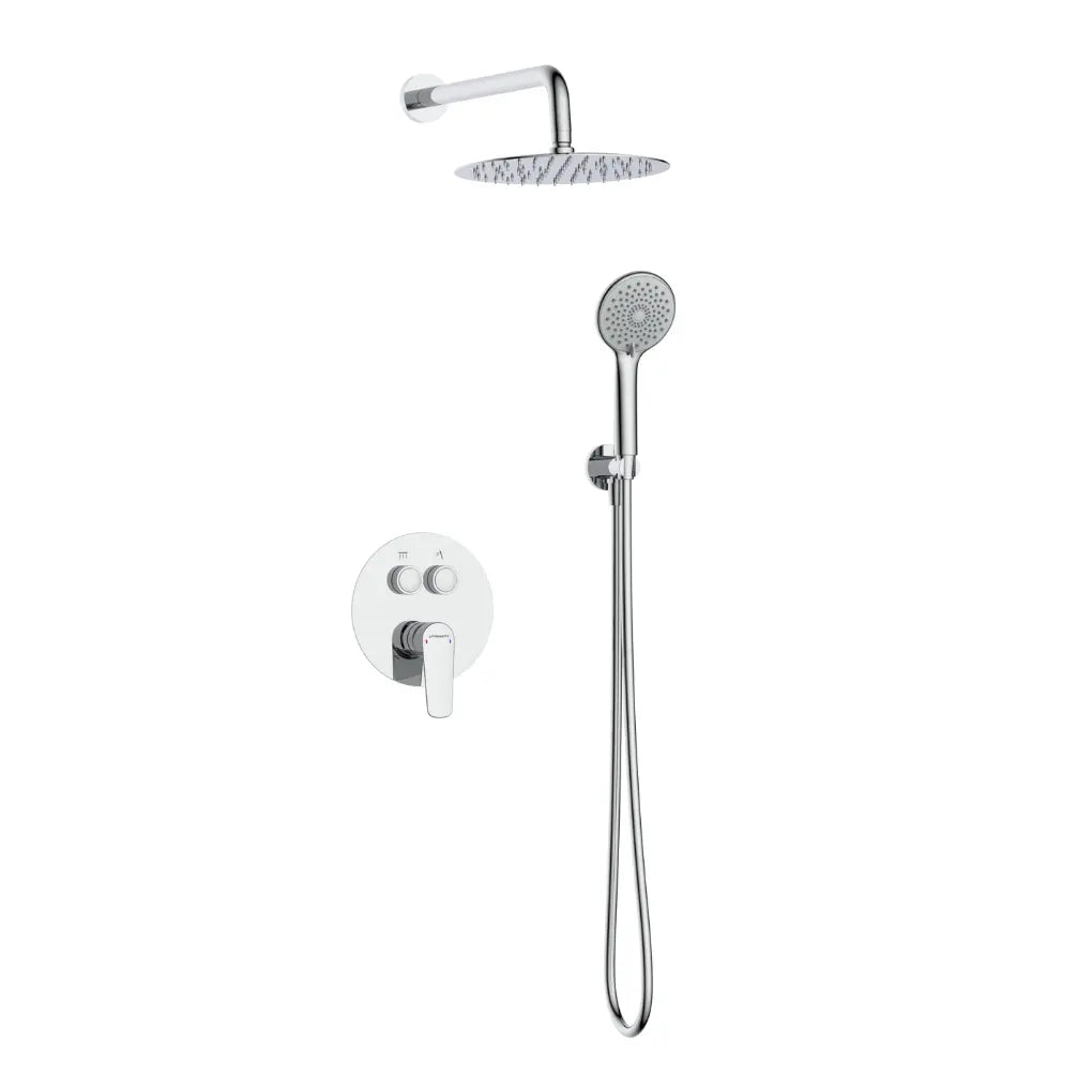 Komplet natryskowy TRINNITY podtynkowy głowica FI 250 mm rączka 3S kolor chrom - zdjęcie produktu