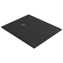 Załaduj obraz do przeglądarki galerii, Brodzik prostokątny TRINNITY 80x100x2,6 Mineral Composite czarny