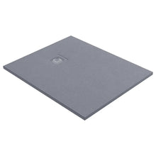 Załaduj obraz do przeglądarki galerii, Brodzik prostokątny TRINNITY 80x100x2,6 Mineral Composite jasny szary