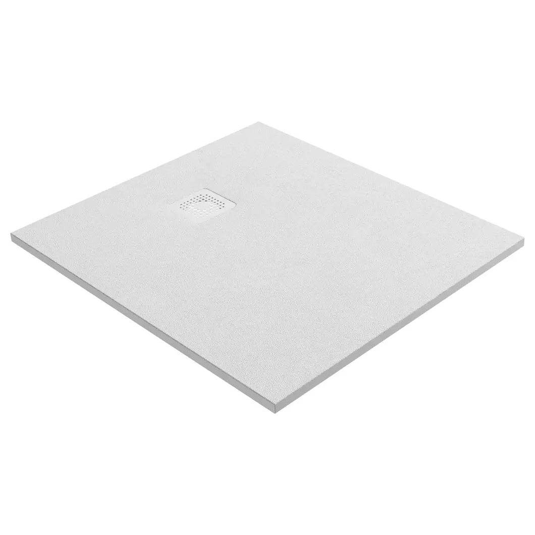 Brodzik prostokątny TRINNITY 90x100x2,6 Mineral Composite biały.