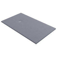 Załaduj obraz do przeglądarki galerii, Brodzik prostokątny TRINNITY 90x160x3,2 Mineral Composite szary jasny