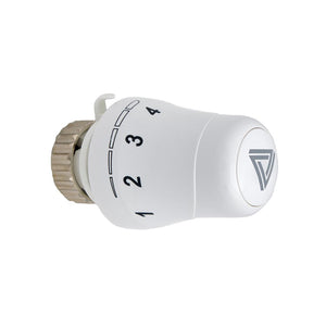 Głowica termostatyczna z czujnikiem cieczowym do zaworów - 6-28°C M30x1.5 - biała